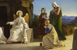 Page10-Ludwig Ferdinand Schnorr-von-carolsfeld - Les trois Marie au tombeau de J&eacute;sus_400x263.jpg
